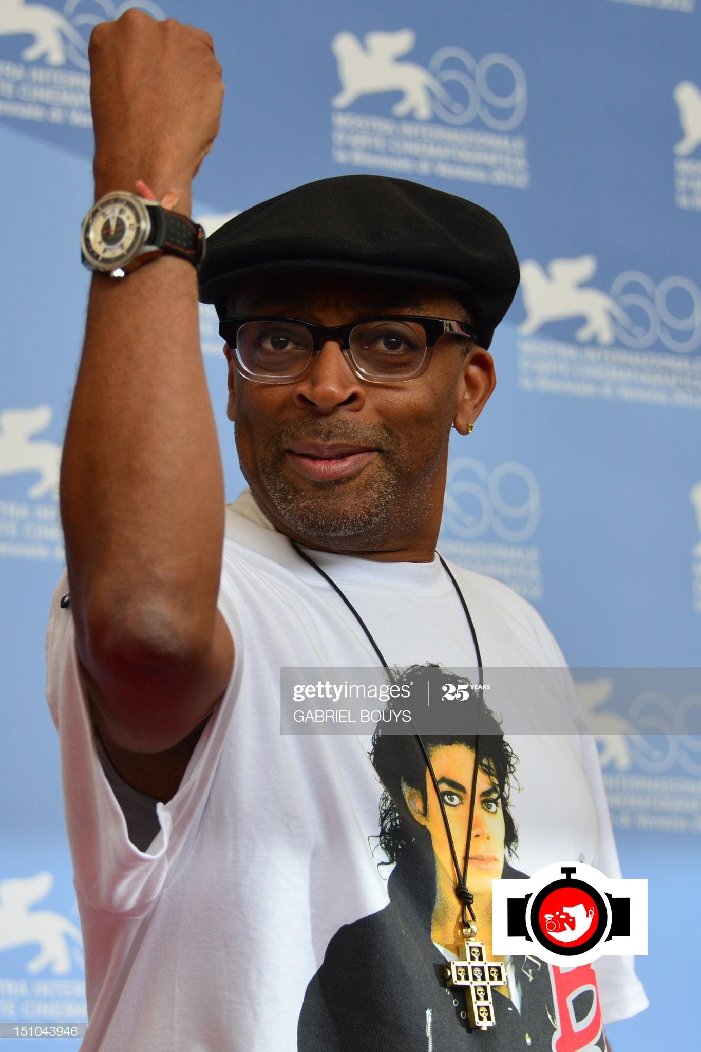 film director Spike Lee spotted wearing a Jaeger LeCoultre 