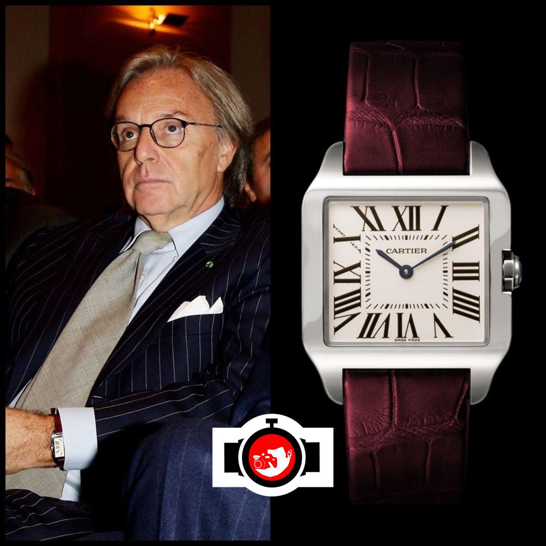 business man Diego Della Valle spotted wearing a Cartier w2007051