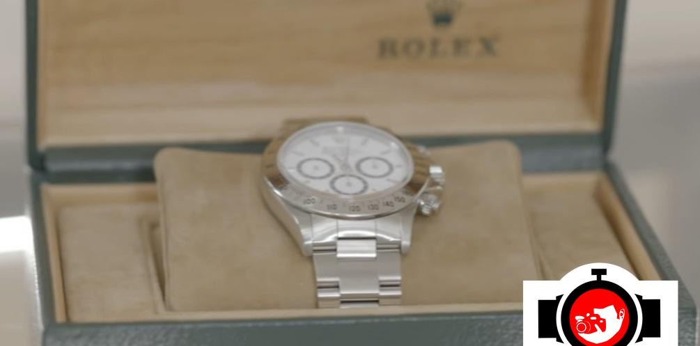 business man Jean-Claude Biver spotted wearing a Rolex 