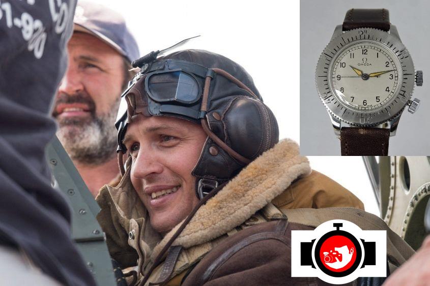 actor Tom Hardy spotted wearing a Omega CK2129