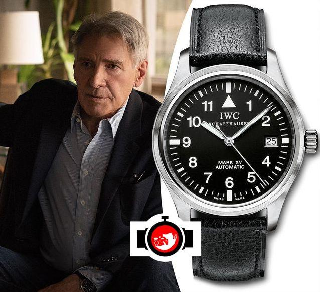 actor Harrison Ford spotted wearing a IWC 3253