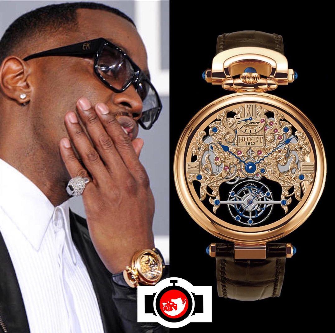 rapper Sean John Combs Puff Daddy spotted wearing a Bovet Fleurier 