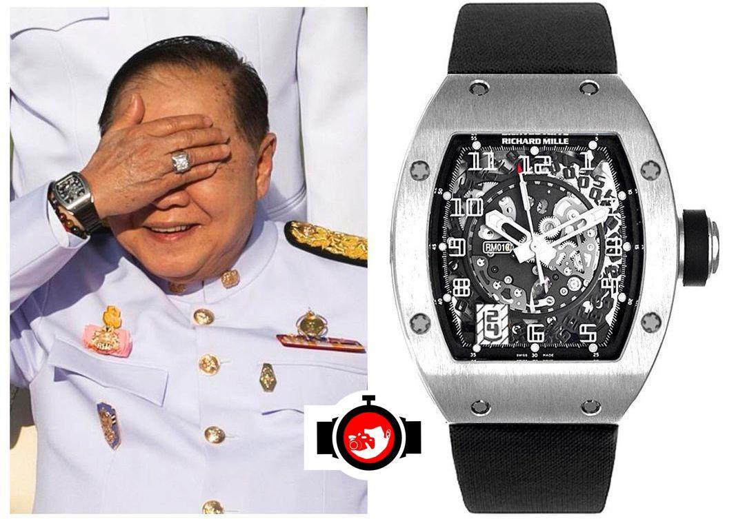 politician Prawit Wongsuwan spotted wearing a Richard Mille RM10