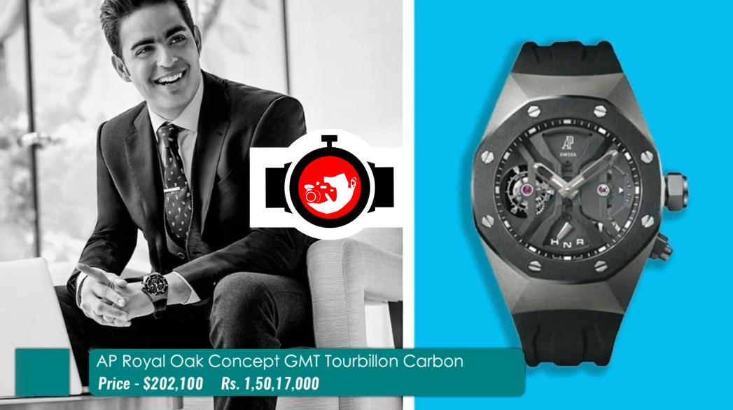 Akash Ambani's Watch Collection: Exploring the Audemars Piguet Royal Oak Concept GMT Tourbillon Carbon