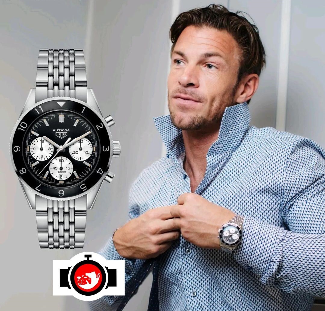 television presenter Kjell-Ola Kleiven spotted wearing a Tag Heuer 