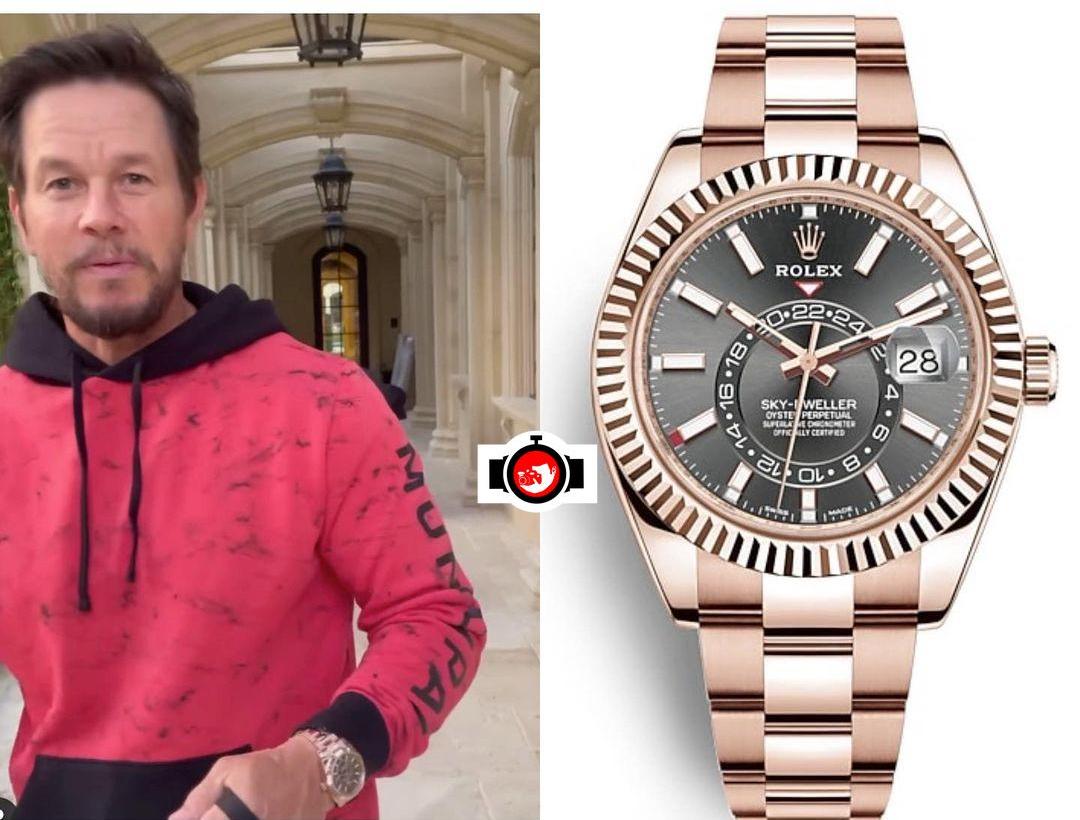 actor Mark Wahlberg spotted wearing a Rolex 326935