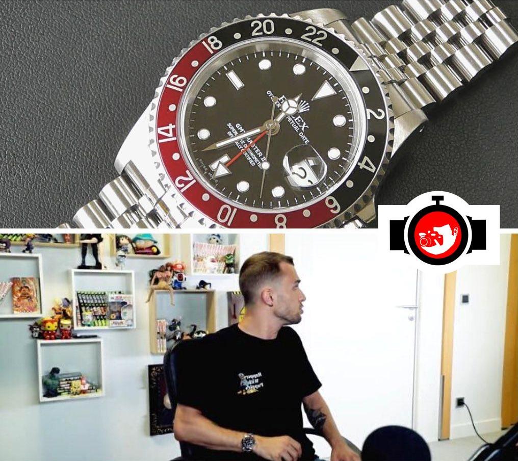 youtuber Squeezie spotted wearing a Rolex 