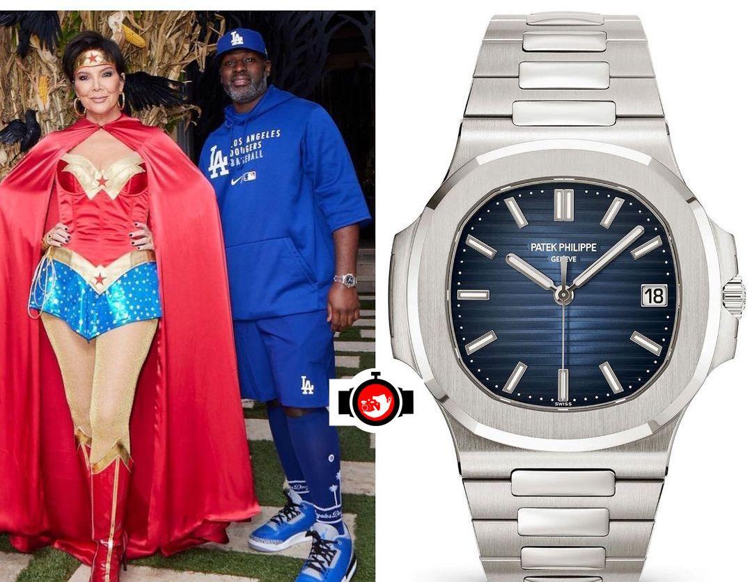 Corey Gamble's Impressive Watch Collection: A Look at His 41mm White Gold Patek Philippe Nautilus with Blue Dial