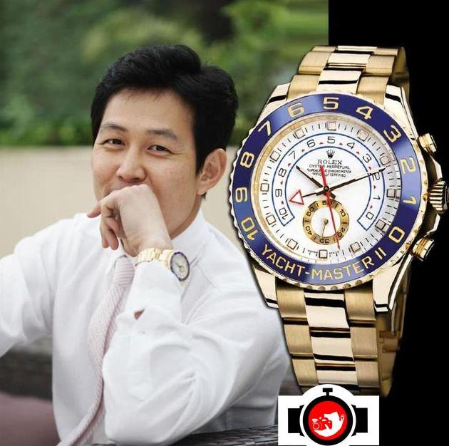 actor Lee Jung-jae spotted wearing a Rolex 116688