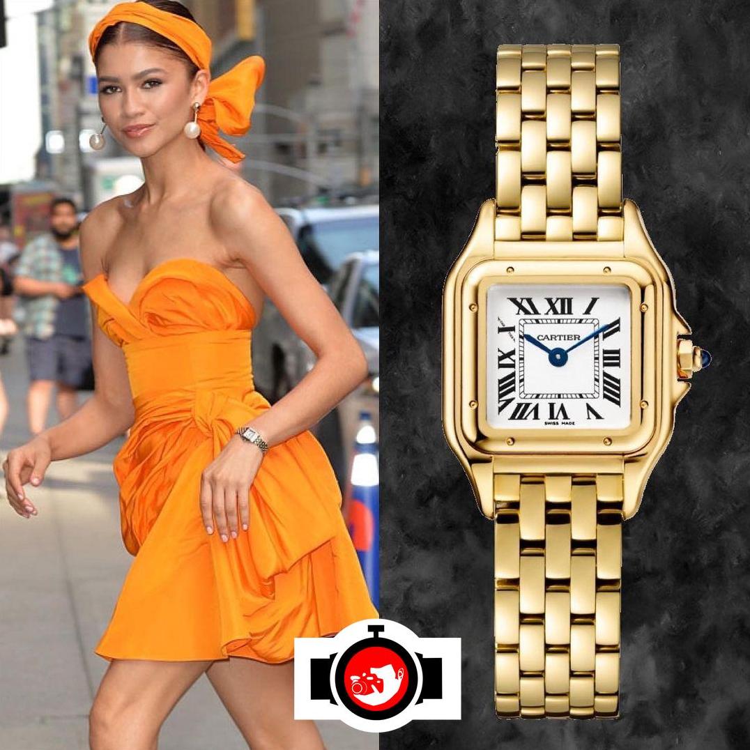 Zendaya's Love for Luxury Watches: A Closer Look at her Panthère de Cartier