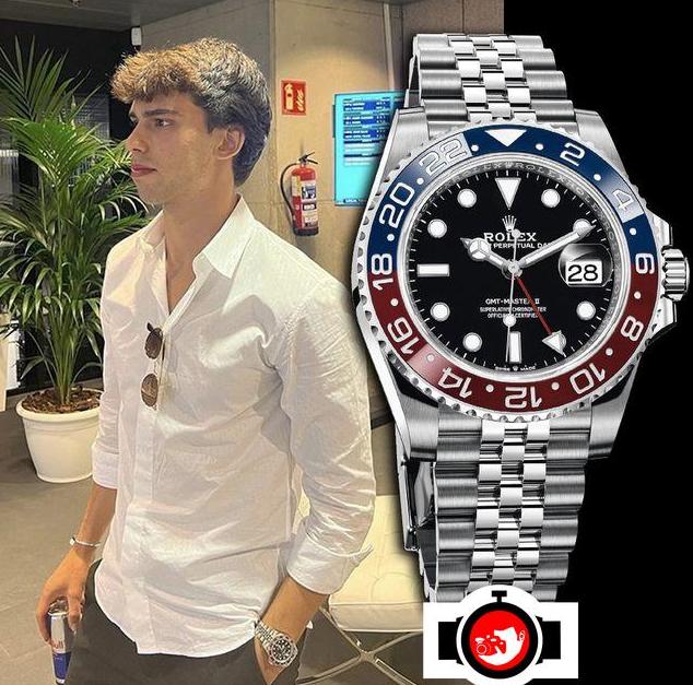 footballer Joao Felix spotted wearing a Rolex 