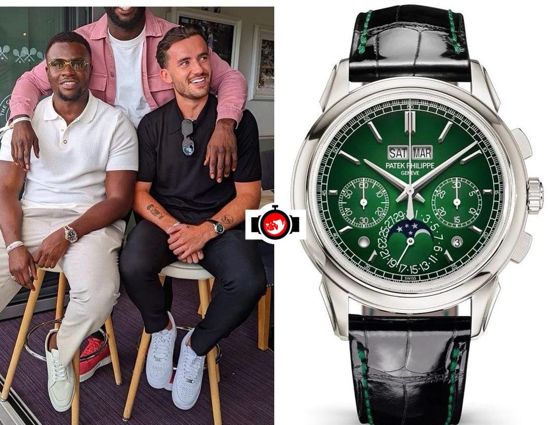 footballer Ben Chillwell spotted wearing a Patek Philippe 5270P