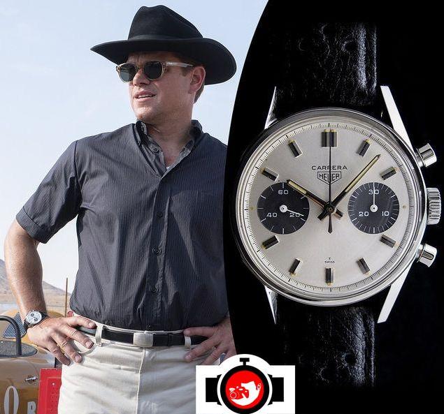 Matt Damon's impressive collection of Tag Heuer watches