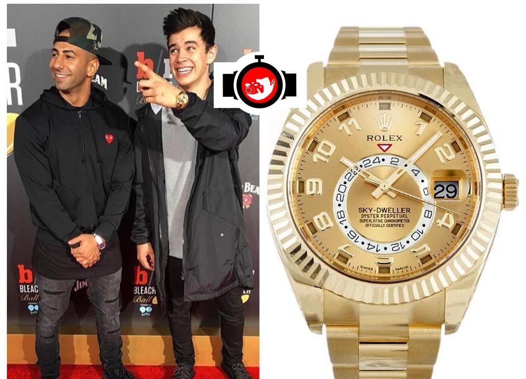 influencer Hayes Grier spotted wearing a Rolex 