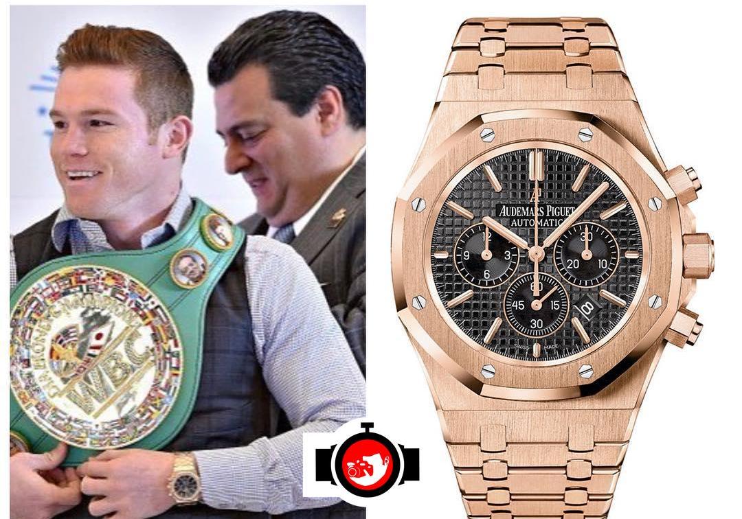 boxer Canelo Álvarez spotted wearing a Audemars Piguet 26320OR.OO.1220OR.01