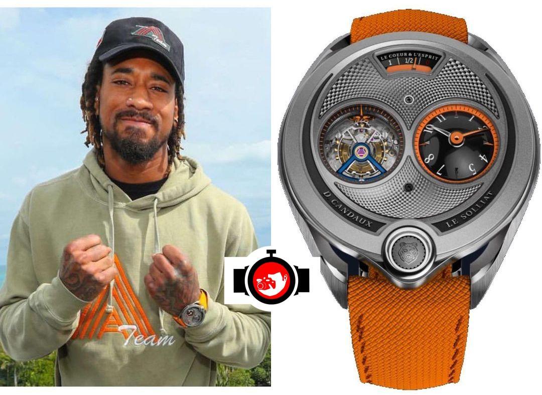 boxer Demetrius Andrade spotted wearing a D.CANDAUX 
