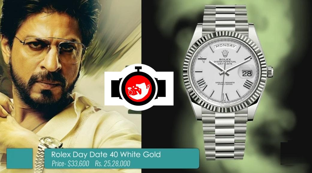actor Shah Rukh Khan spotted wearing a Rolex 