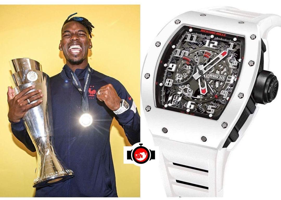 Discovering the Classic Elegance of Paul Pogba's Limited Edition 'White Rush' Richard Mille Watch 