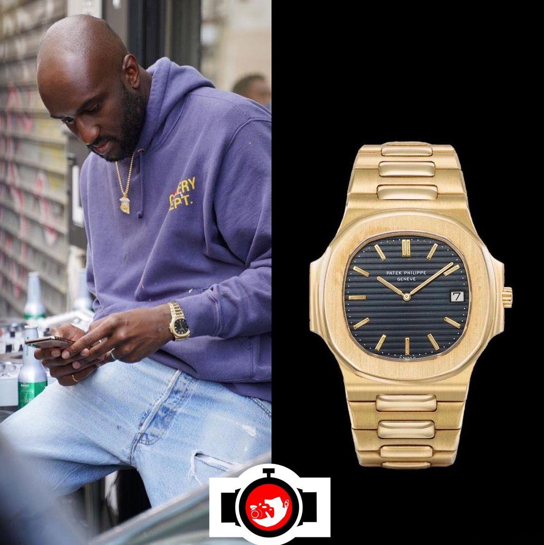 business man Virgil Abloh spotted wearing a Patek Philippe 3700