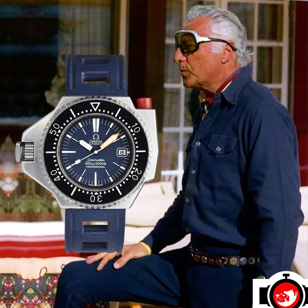 business man Gianni Agnelli spotted wearing a Omega 166.077