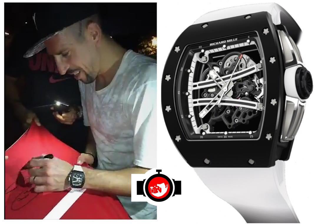 footballer Franck Ribéry spotted wearing a Richard Mille RM61-01