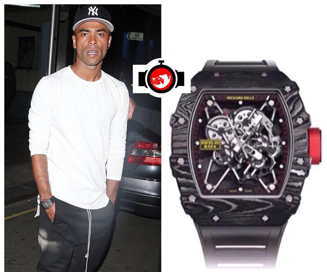 footballer Ashley Cole spotted wearing a Richard Mille RM35-01
