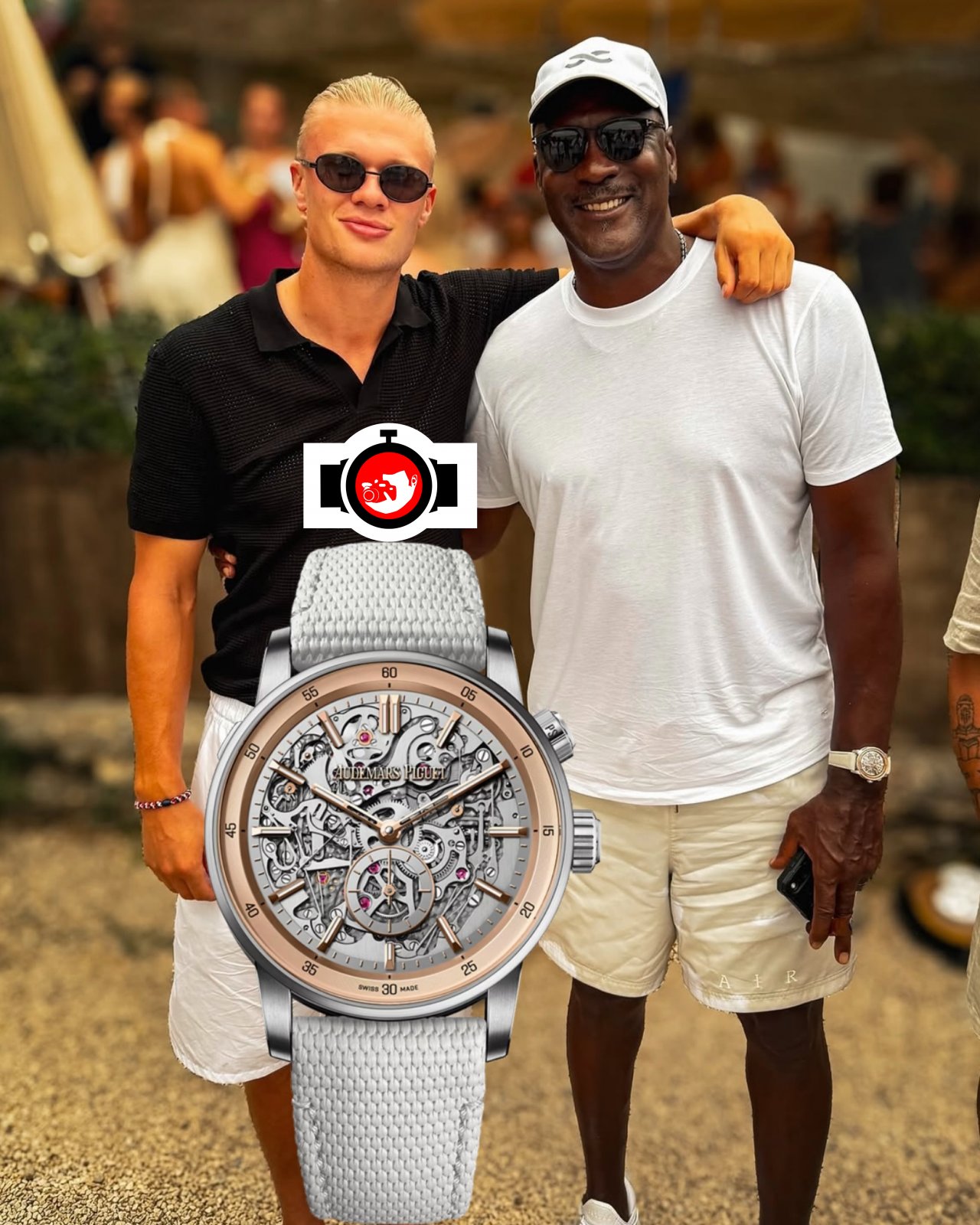 footballer Erling Haaland spotted wearing a Audemars Piguet 26397PN