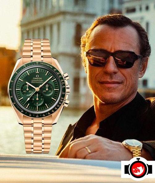 actor Stefano Accorsi spotted wearing a Omega 310.60.42.50.10.001