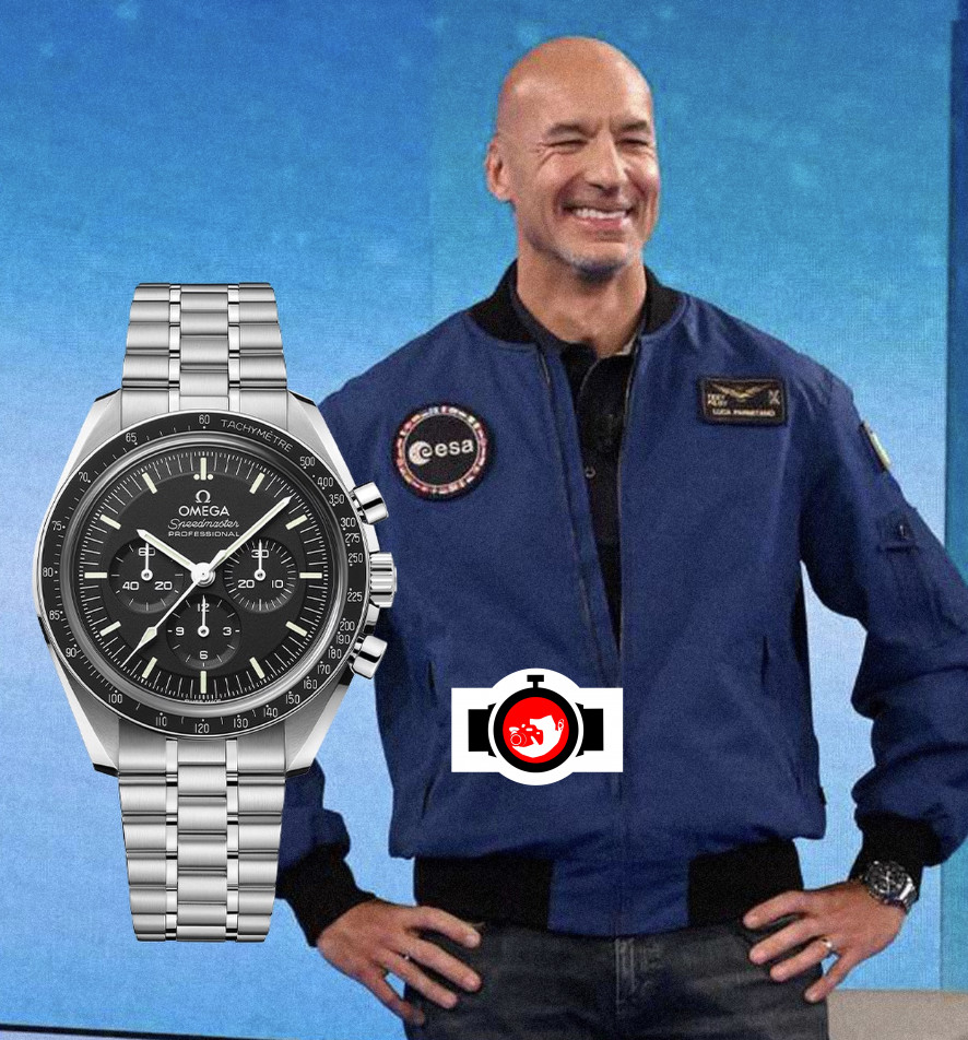 astronaut Luca Parmitano spotted wearing a Omega 311.30.42.30.01.001