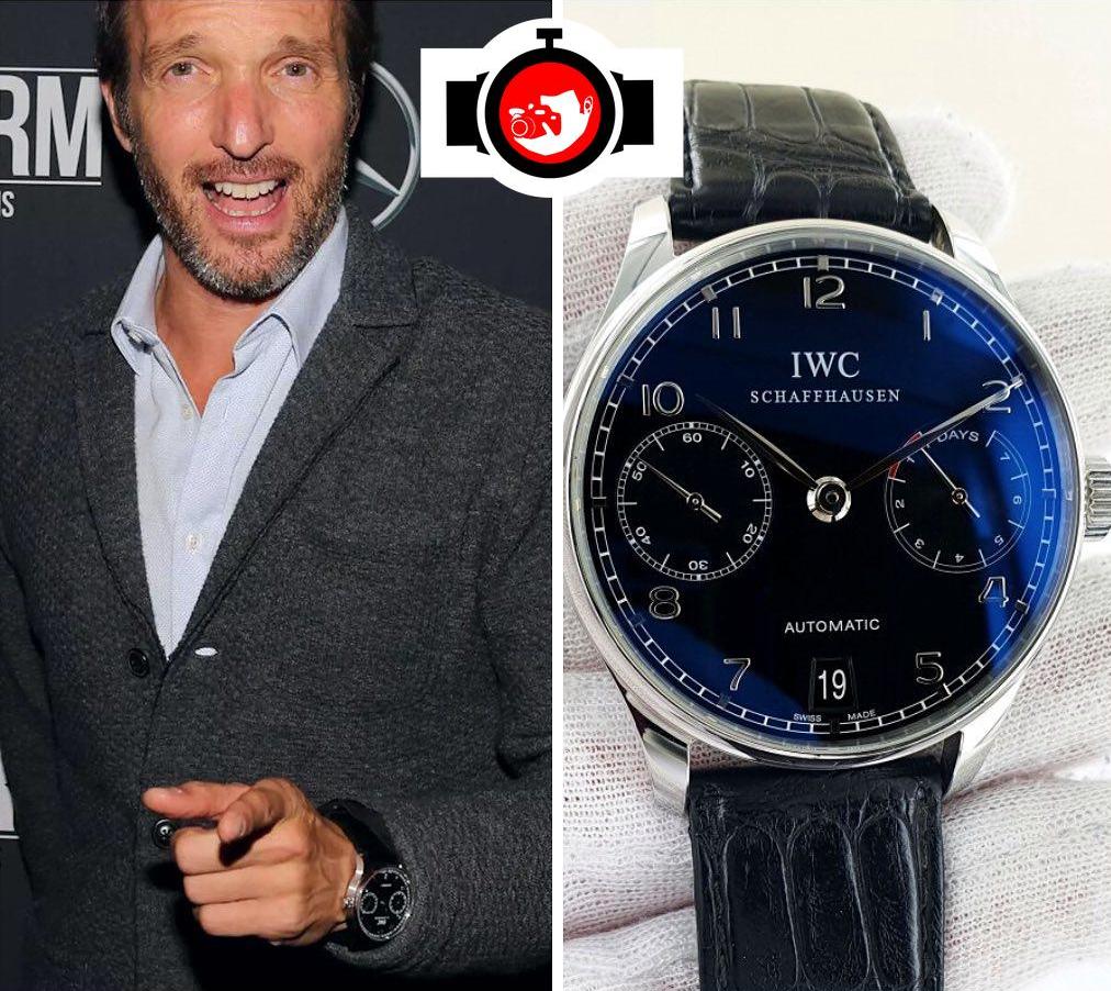 television presenter Stéphane Rotenberg spotted wearing a IWC 5001