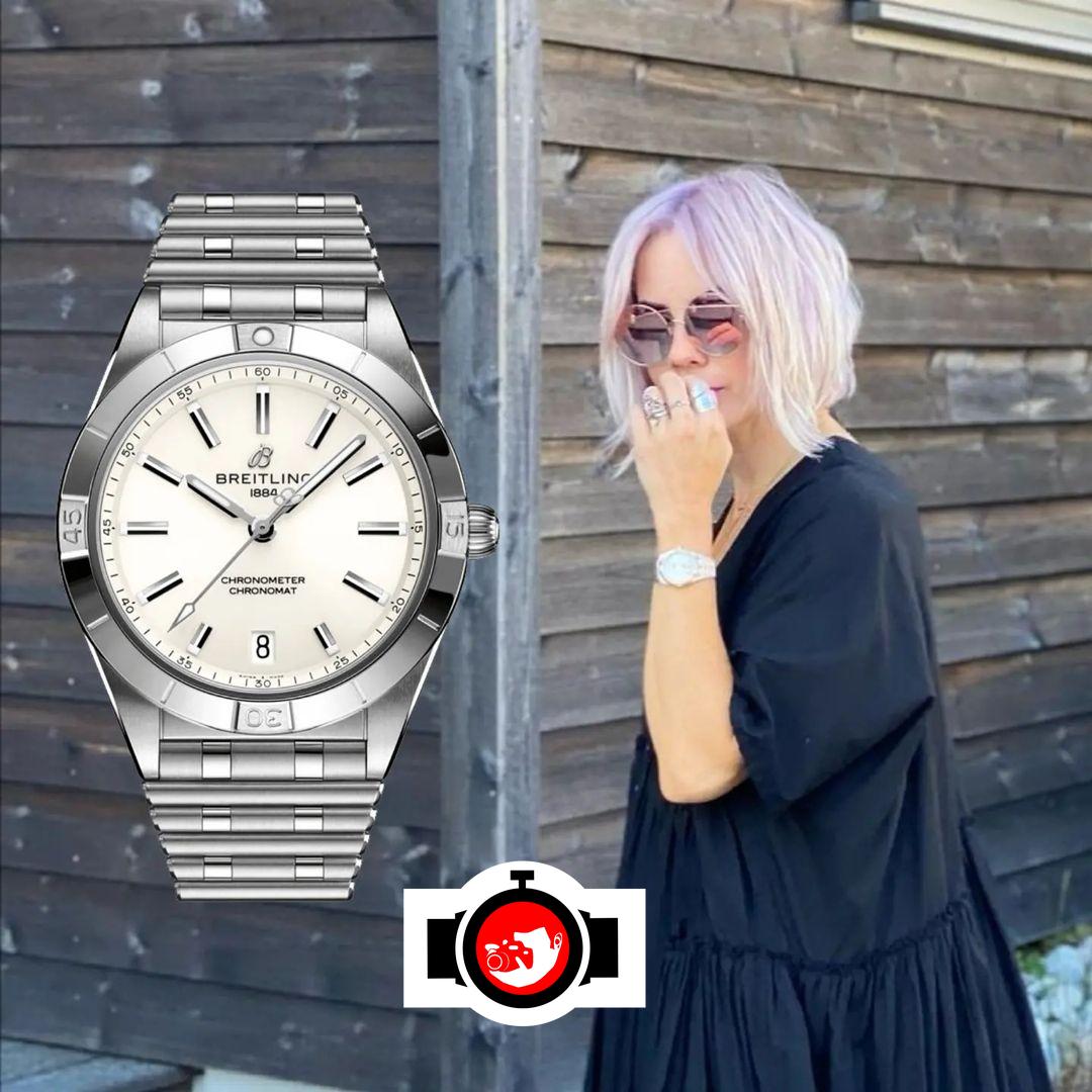 musician Ina Wroldsen spotted wearing a Breitling 