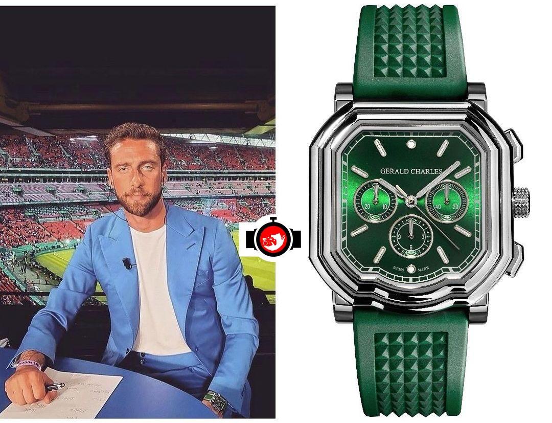 footballer Claudio Marchisio spotted wearing a Gerald Charles GC3.0-A-02