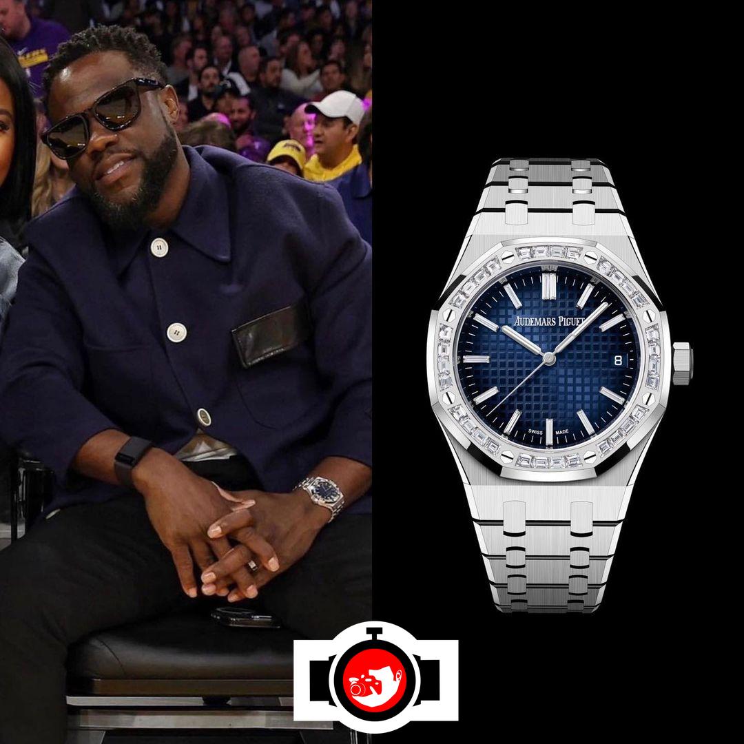 comedian Kevin Hart spotted wearing a Audemars Piguet 15551BC