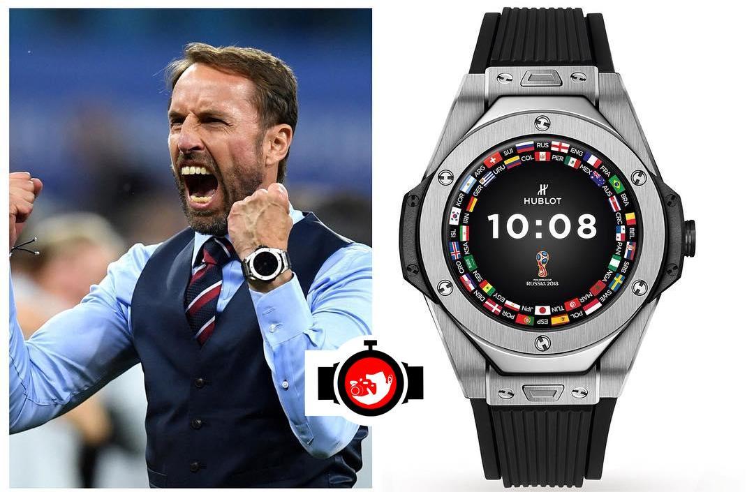 football manager Gareth Southgate spotted wearing a Hublot 400.NX.1100.RX