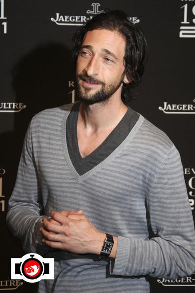 actor Adrien Brody spotted wearing a Jaeger LeCoultre 