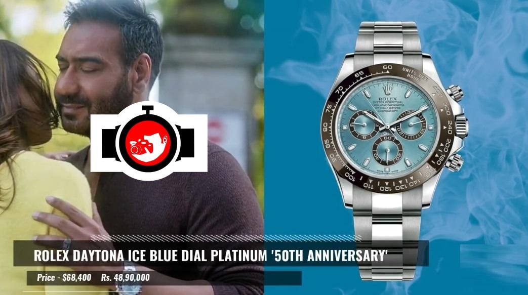 actor Ajay Devgn spotted wearing a Rolex 
