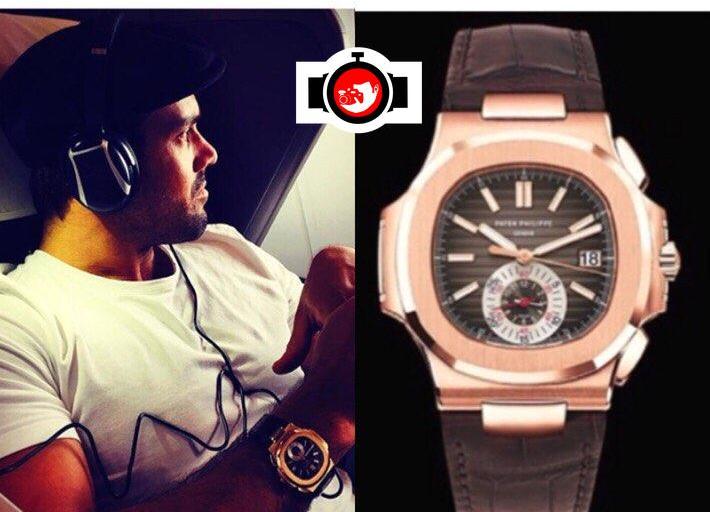 actor Spencer Matthews spotted wearing a Patek Philippe 5980R