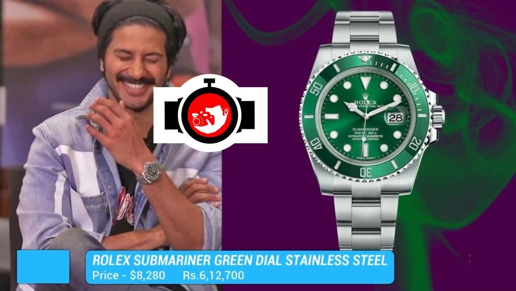 actor Dulquer Salmaan spotted wearing a Rolex 