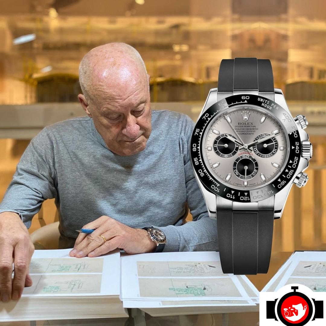 designer Norman Foster spotted wearing a Rolex 116519
