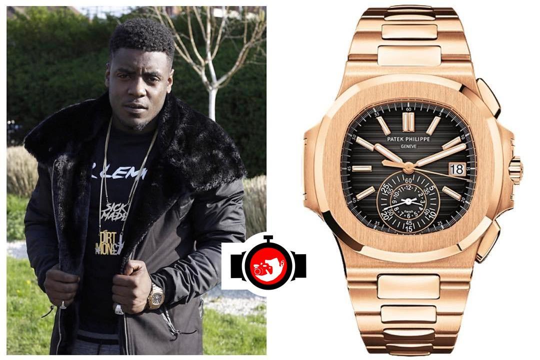 musician Mist spotted wearing a Patek Philippe 5980R