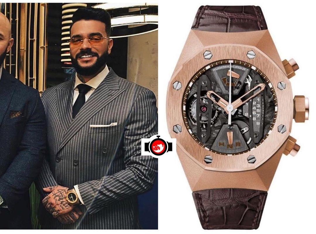 rapper Timati spotted wearing a Audemars Piguet 26223OR