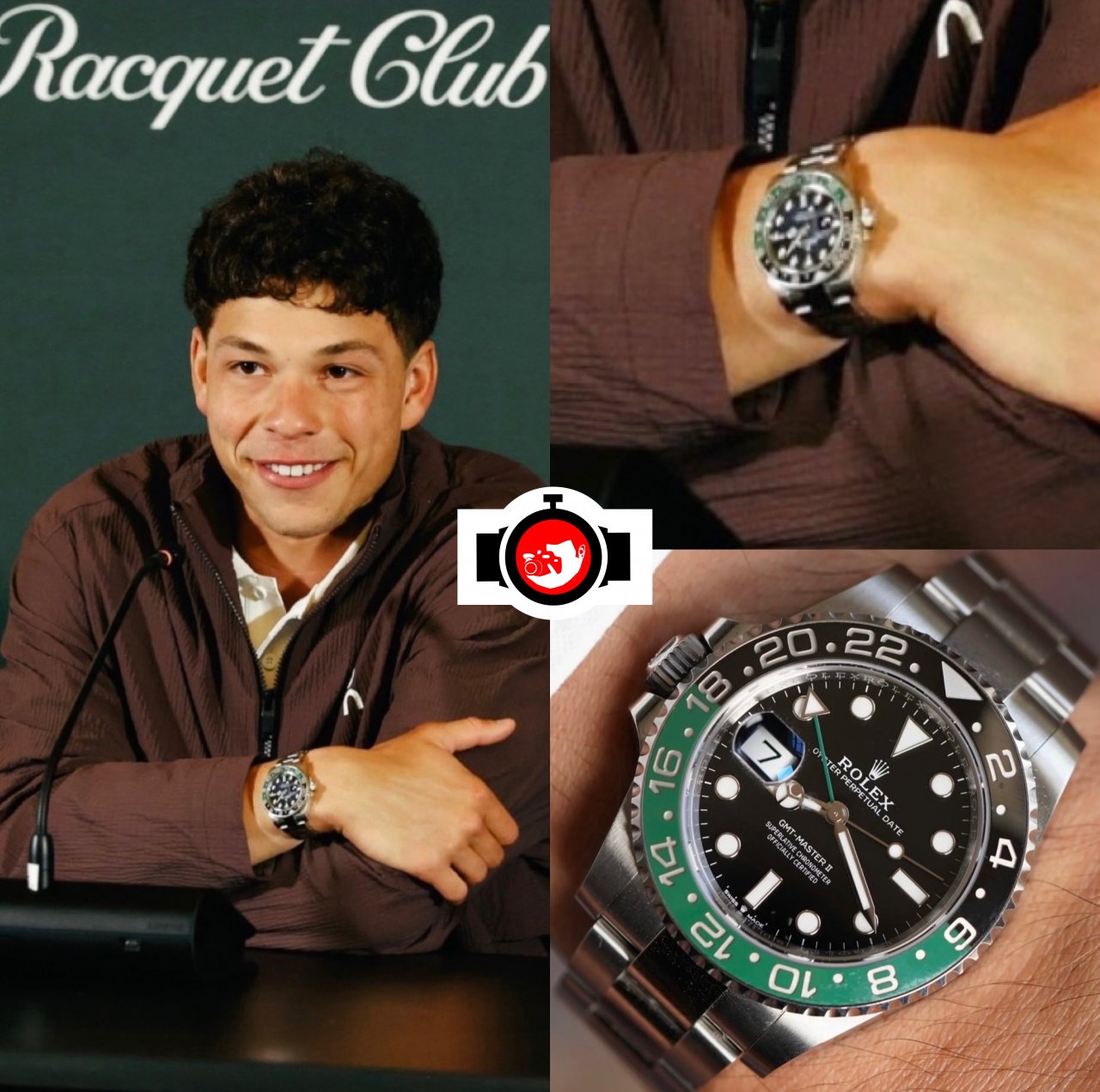tennis player Ben Shelton spotted wearing a Rolex 126720VTNR-0001