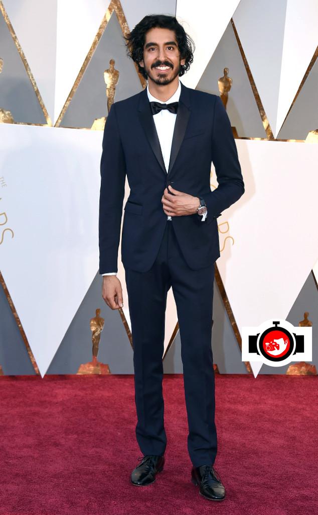 actor Dev Patel spotted wearing a IWC 
