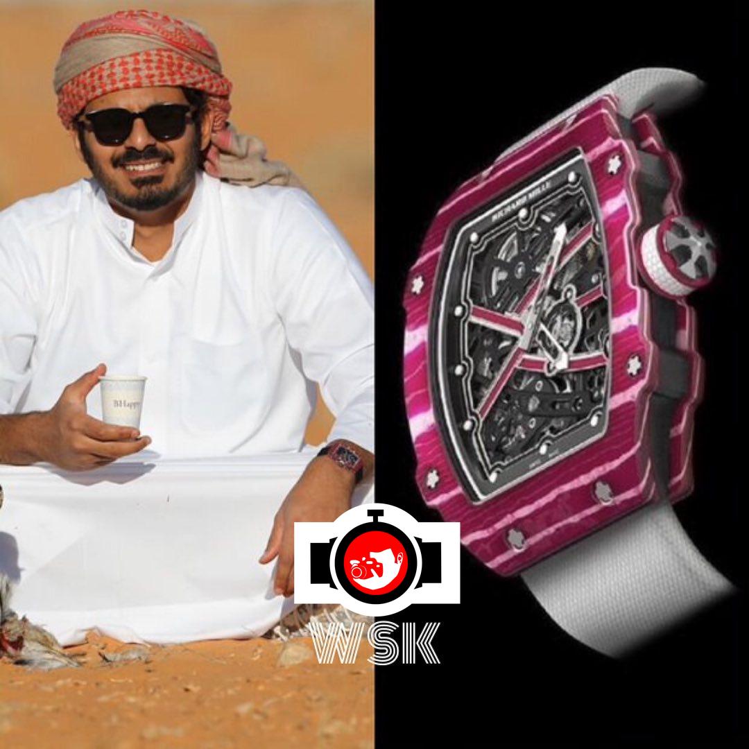 royal Khalifa Bin Hamad spotted wearing a Richard Mille RM 67-02