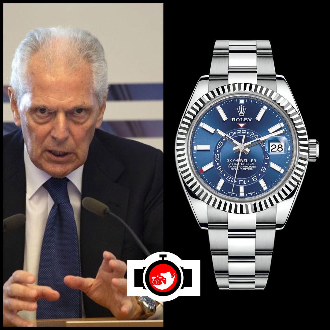 business man Marco Tronchetti Provera spotted wearing a Rolex 326934