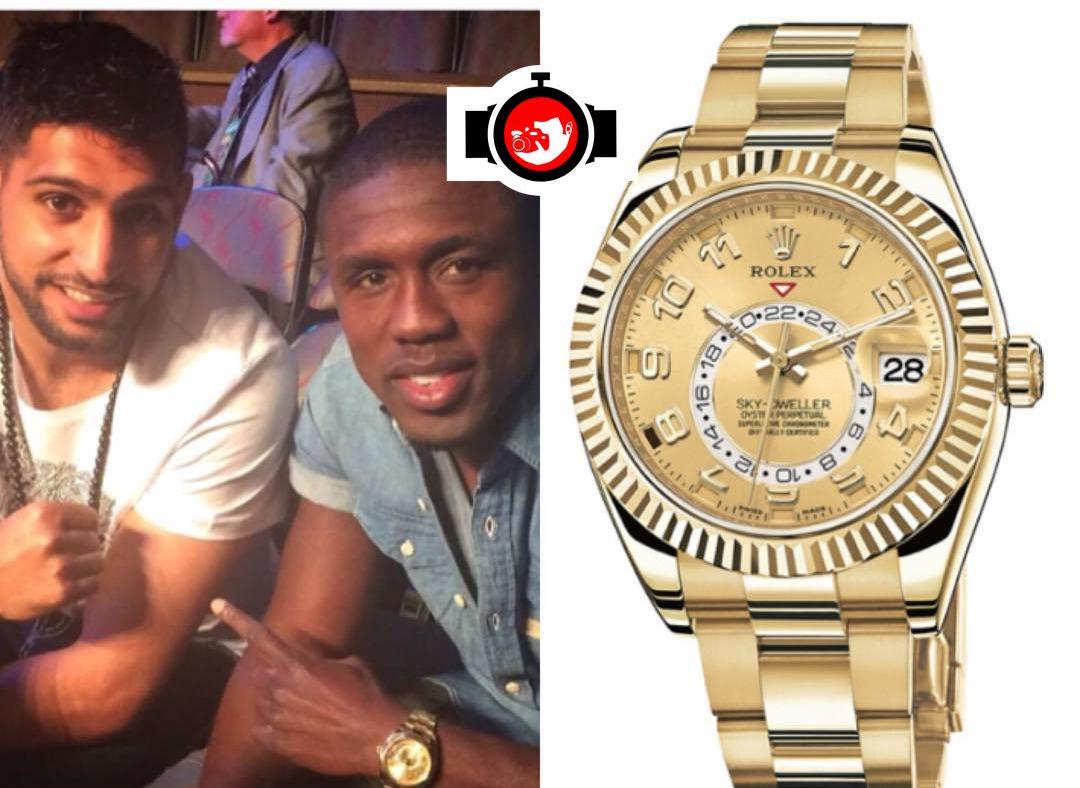 boxer Andre Berto spotted wearing a Rolex 