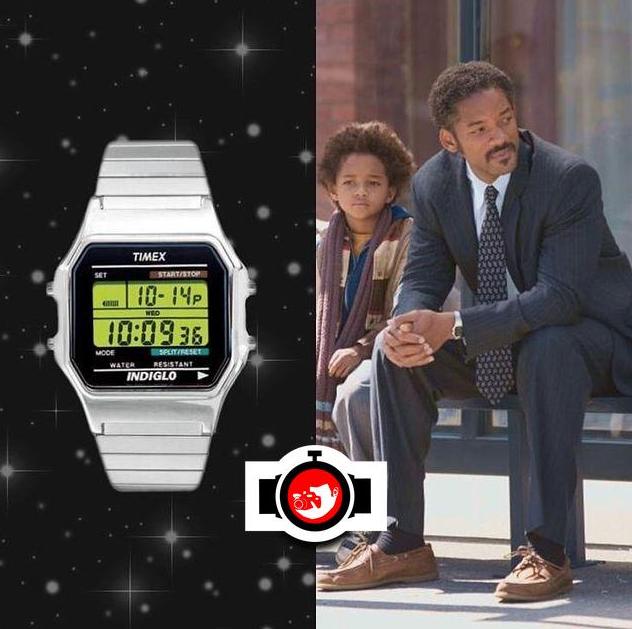 actor Will Smith spotted wearing a Timex T78582