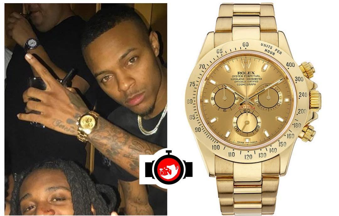 Bow Wow's Golden Treasure: The 18KT Gold Daytona with a Champagne Dial