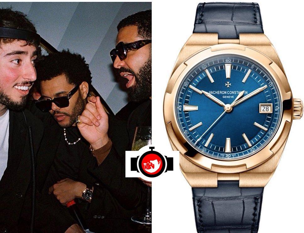 singer The Weeknd spotted wearing a Vacheron Constantin 4500V/110R