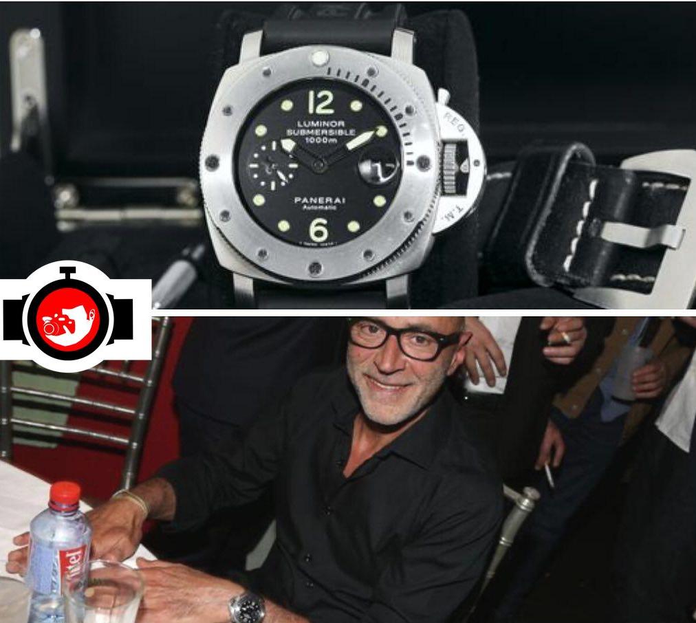 actor Patrick Bosso spotted wearing a Panerai 